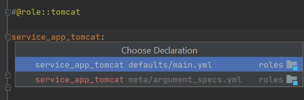 OrchidE Navigation support for group and host variables