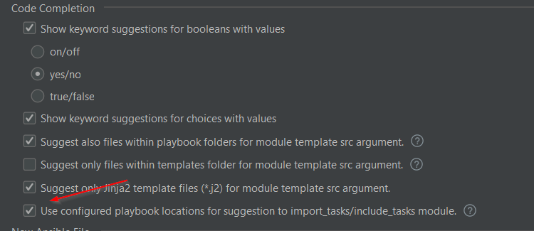 Single role configuration checkbox