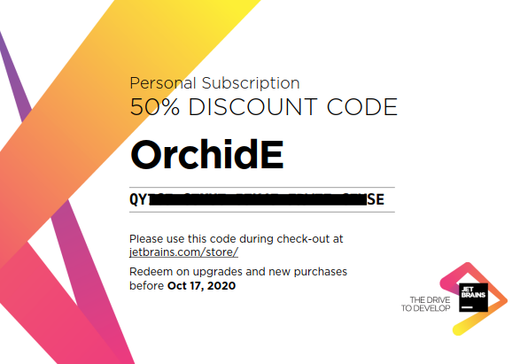 sample discount code